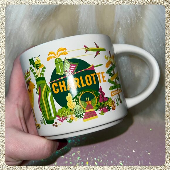 💚⭐ NWT Starbucks "Discovery Series" Charlotte, NC 14oz Mug - Picture 6 of 7